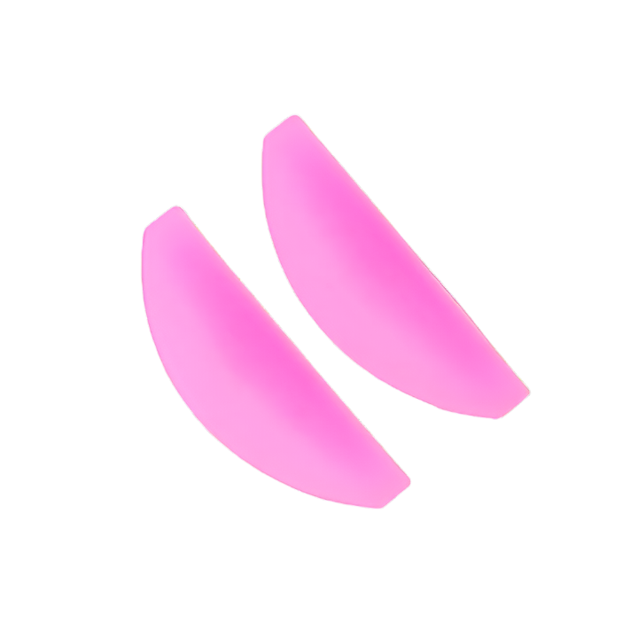 Thin Korean Lash Lift Shields - Hot Pink , 1 Pair