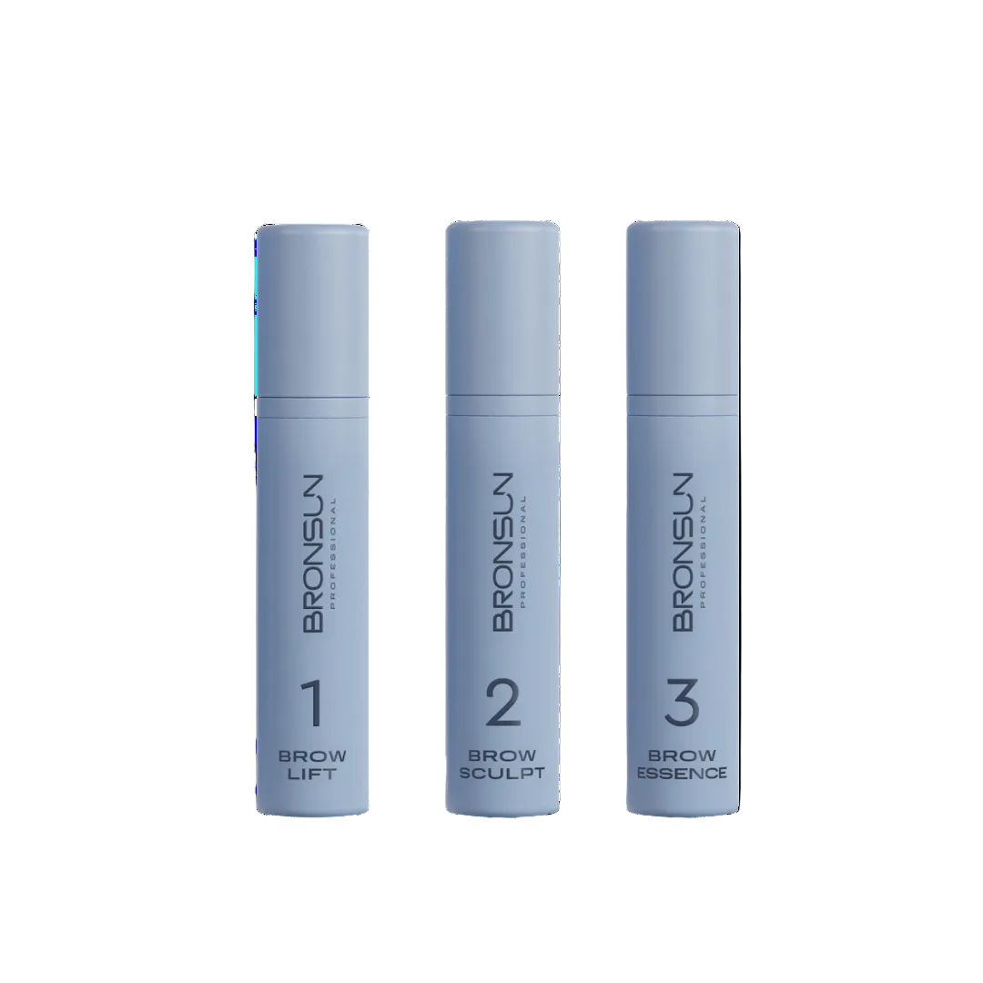 BRONSUN - Long Term Brow Perm Composition Kit - 3 Steps