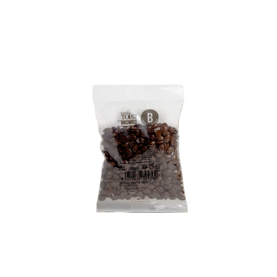 Italwax - Topline Milk Chocolate Wax, 100g