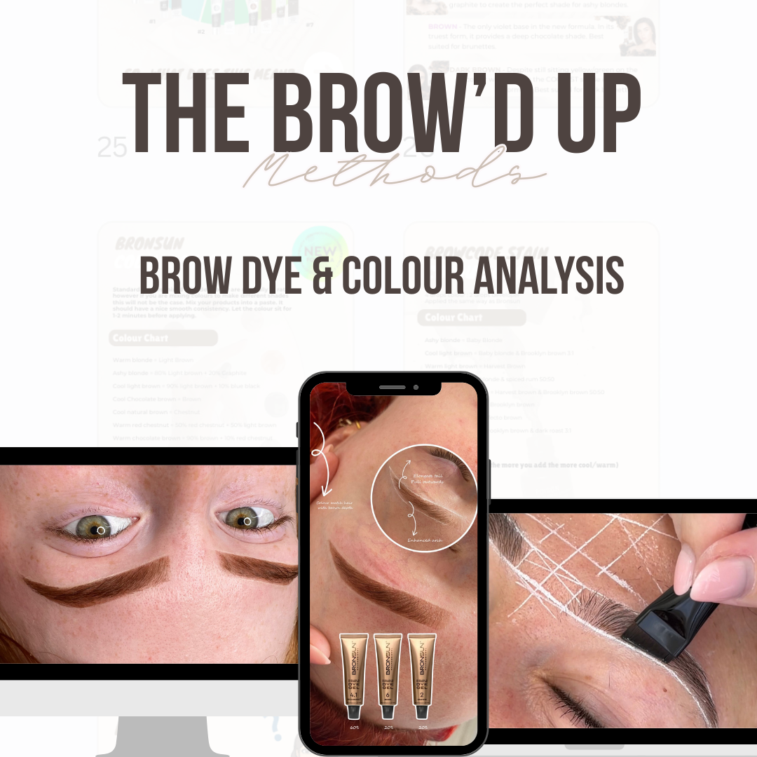 The Brow’d Up Methods: Brow Dye & Colour Analysis
