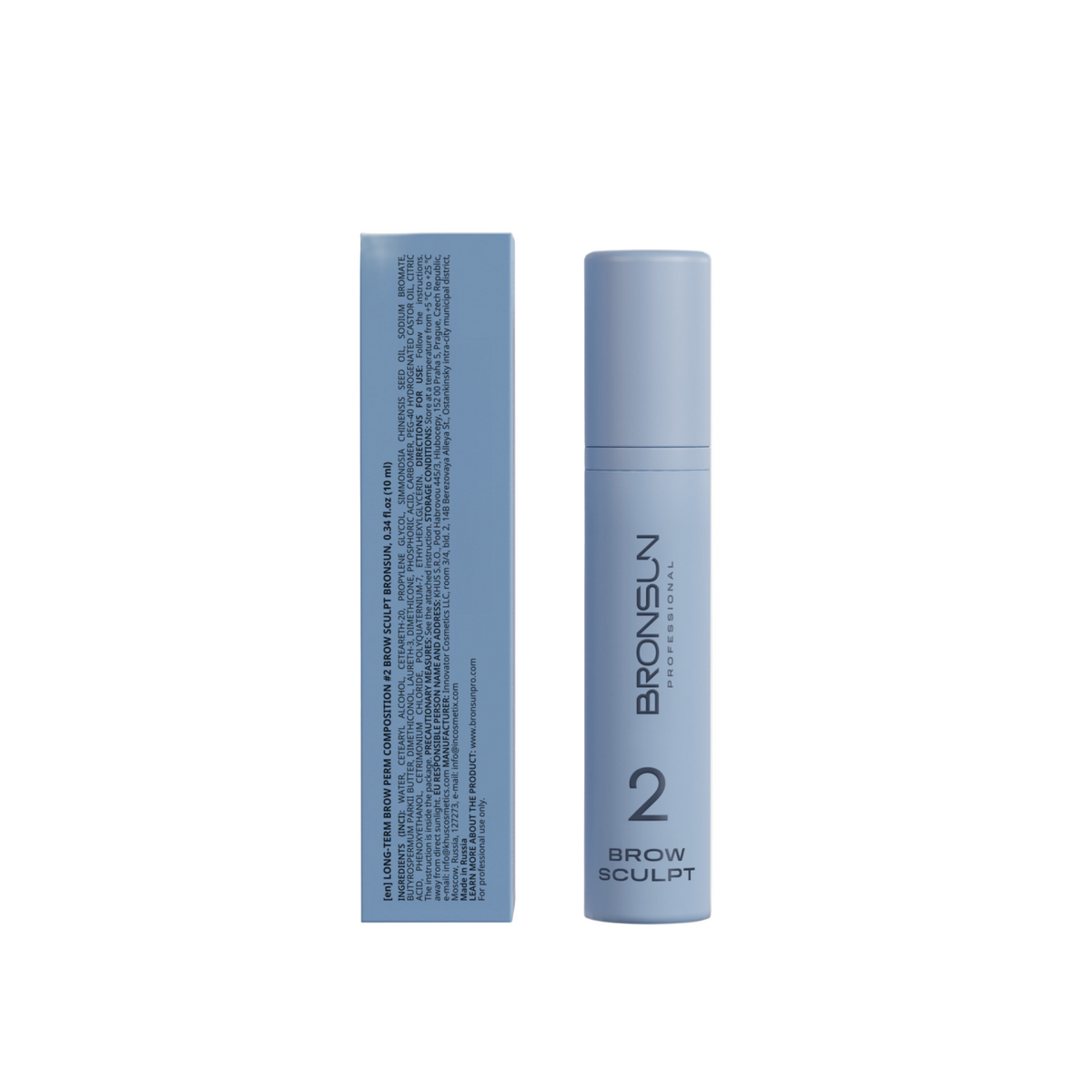 BRONSUN - Long Term Brow Perm Composition -