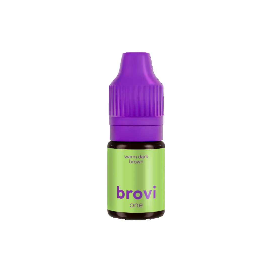 BROVI - One Inorganic Pigment - Warm Dark Brown, 5ml
