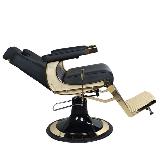 Costello Gold Barber Chair - Black
