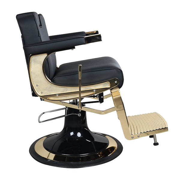 Costello Gold Barber Chair - Black