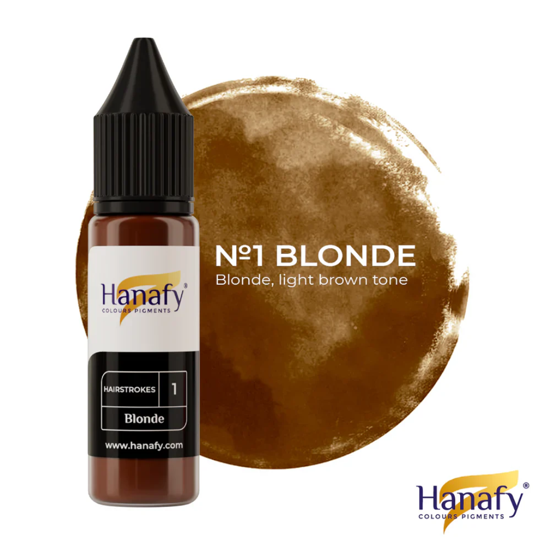 Hanafy - HAIRSTROKES Brow Pigment - No.1 Blonde, 15ml