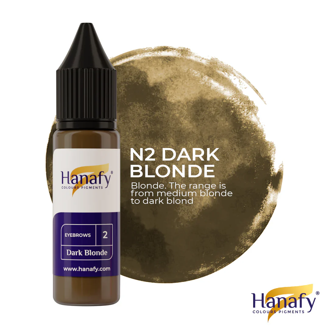 Hanafy - Brow Pigment - N2 Dark Blonde, 15ml