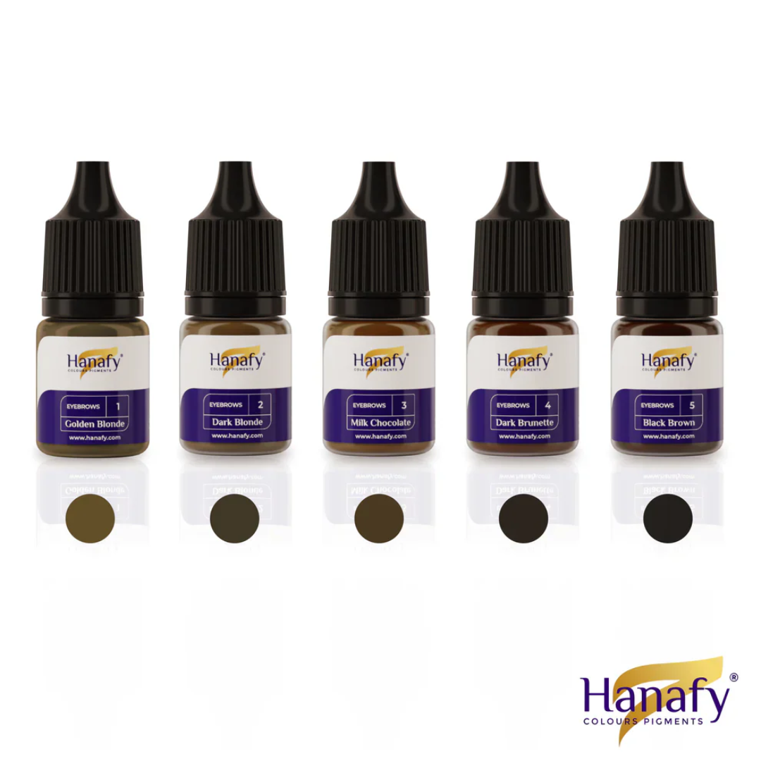Hanafy - BASIC BROWS Pigment Mini Set, 5 x 5ml