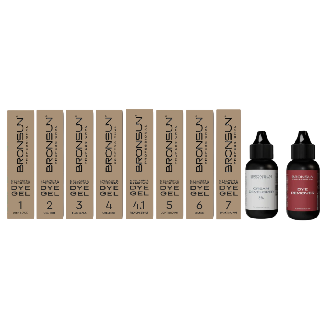BRONSUN - Hybrid Dye Kit with Developer and Remover - New and Improved Formula