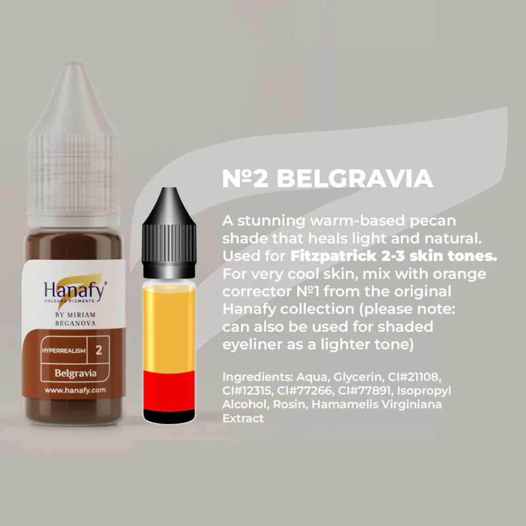 Hanafy - HYPERREALISM Brow Pigment - Belgravia, 10ml
