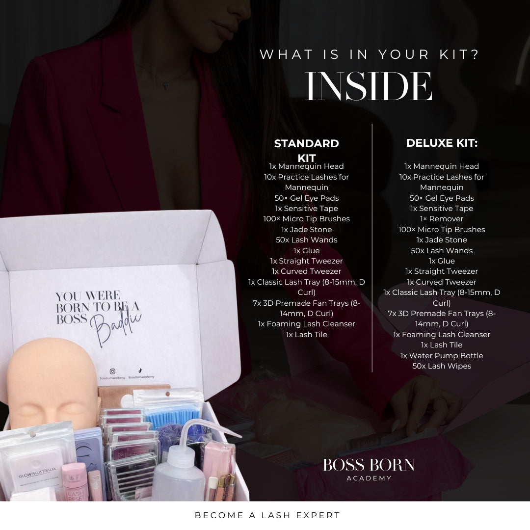 Boss Born Academy - Beginner Lash Extension Mastery + Business Online Course