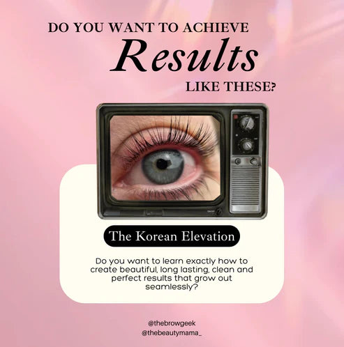 PRE-SALE - The Brow Geek - ONLINE MASTERCLASS - Korean Lash Lift (12th October 2025)