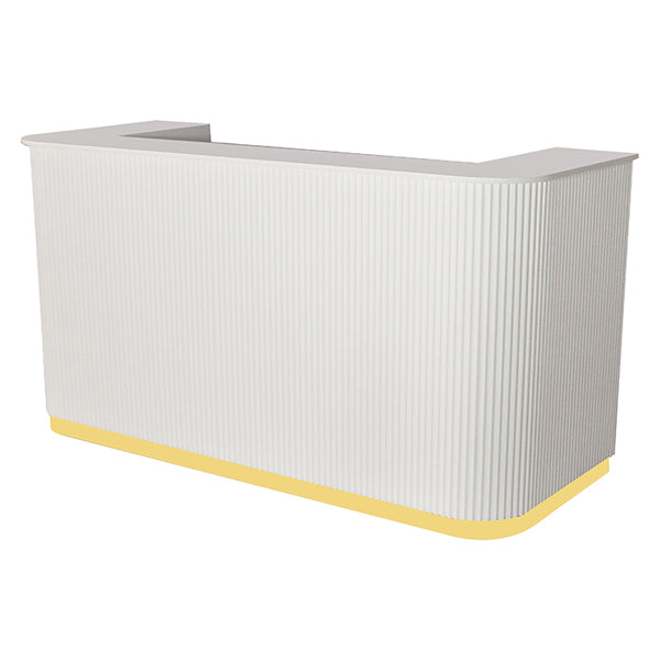 Kratos 1800 Reception Desk - WHITE