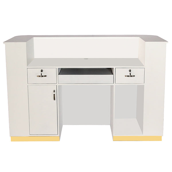 Kratos 1800 Reception Desk - WHITE
