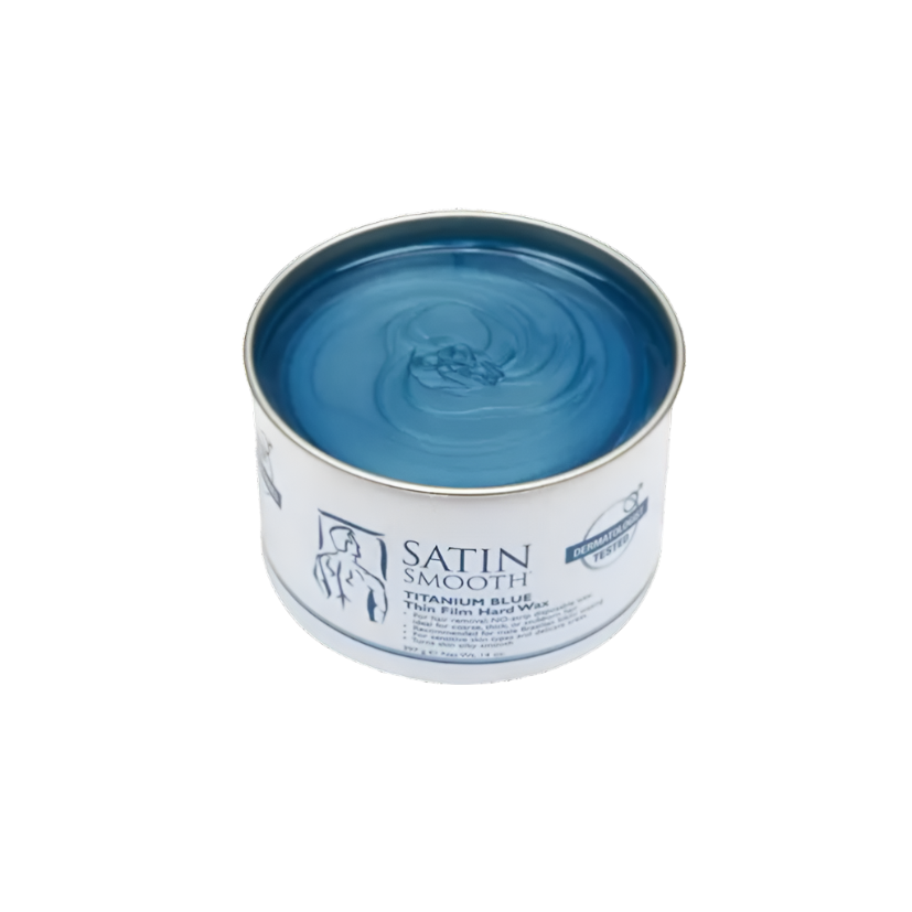 SATIN SMOOTH - Titanium Blue Thin Film Hard Wax, 396g