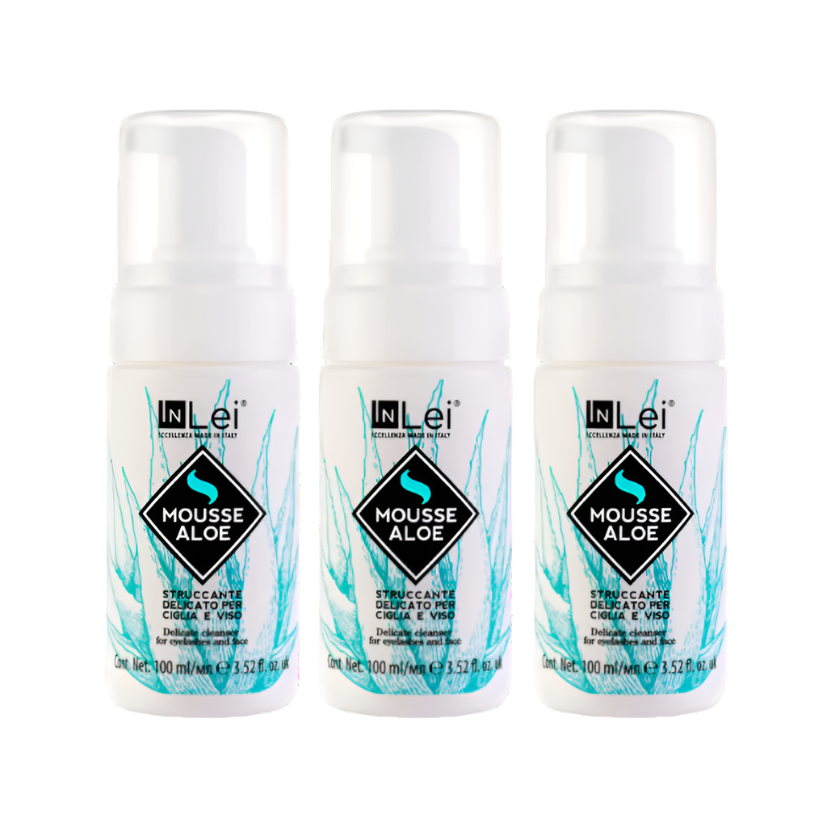 InLei Delicate Mousse Cleanser Aloe 100ml - (Wholesale 3 pack, RRP $32.95 Each)