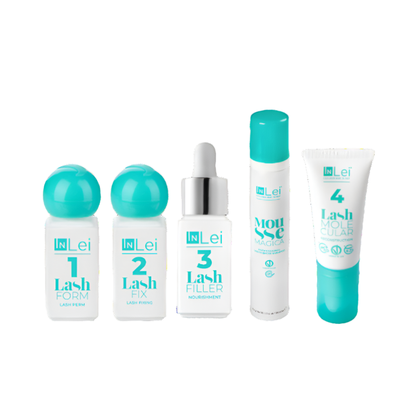 InLei® - Lash Filler 25.9 Kit - Bottles (Includes Step 1-3, Lash Molecular 4, Magica Mousse)
