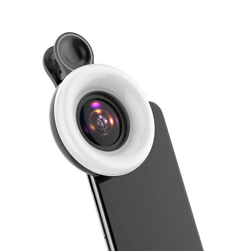 Macro Lens with Light - Pink or Black