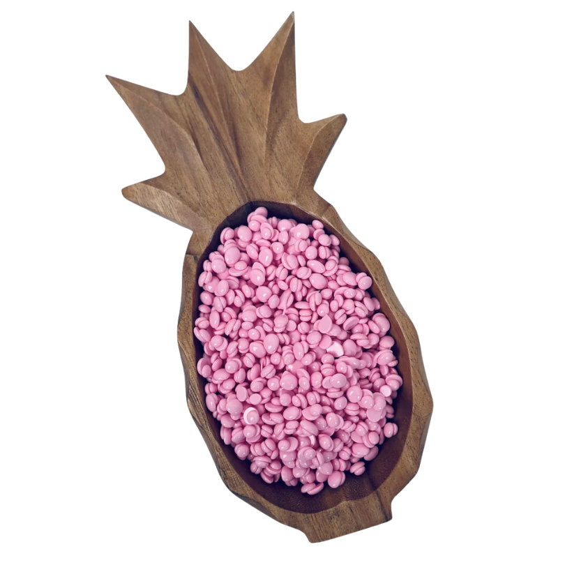 Black Coral PLUMERIA Hard Wax Beads - 100g