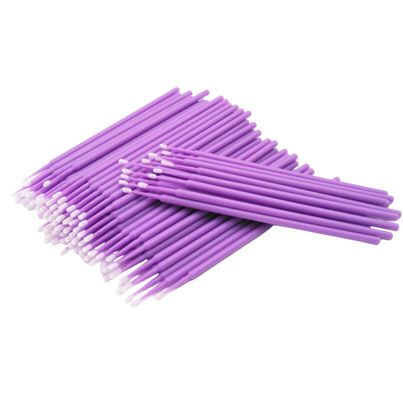 Micro Brushes - Purple (100pcs)