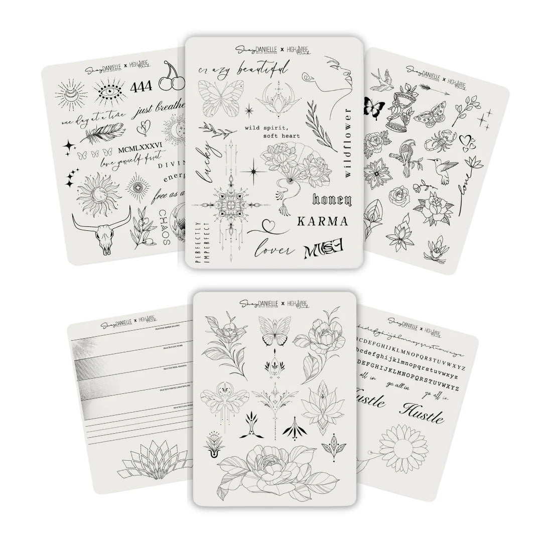 Shay Danielle Tiny Tattoo Practice Skins - 3 pack