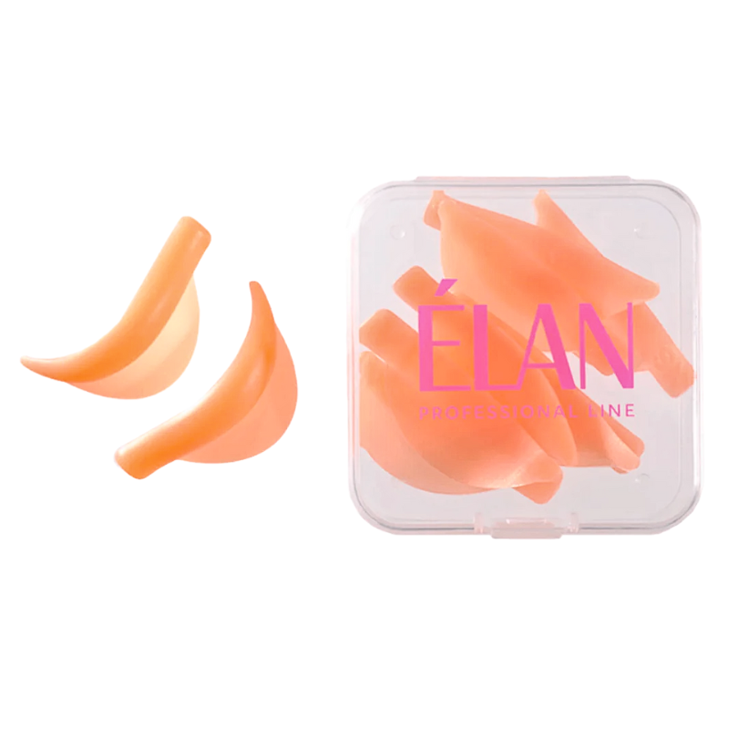 ÉLAN Silicone Lash Lift Shields - TOTAL LIFT ORANGE (5 pairs)