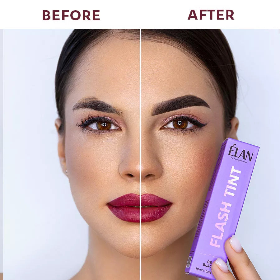 ÉLAN - Eyebrow and Eyelash Flash Tint, 10ml - 12 Black (Black Truffle)