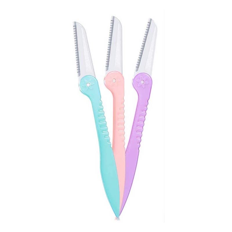 Premium Disposable Eyebrow & Face Razors (3pcs)