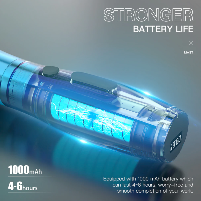 Dragonhawk Mast P20 Wireless Tattoo Machine - Purple