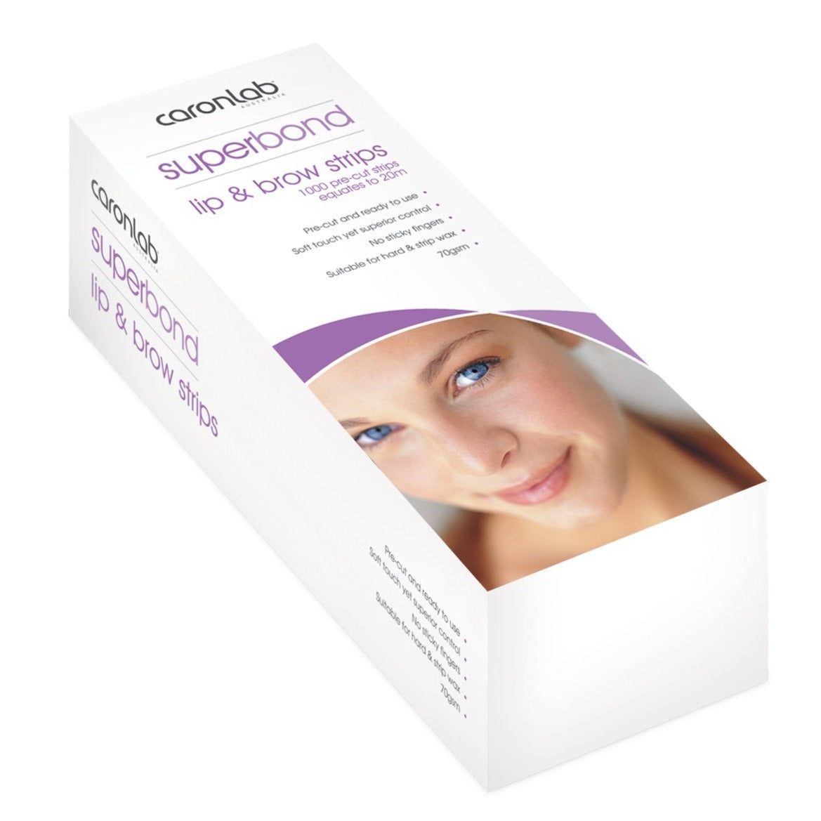 CARONLAB - Superbond Pre-Cut Lip & Brow Strips 1000pk