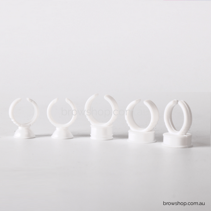 Pigment Cup Rings - Medium (100 pcs) YIJT Microblading Cosmetic Tattoo SPMU PMU