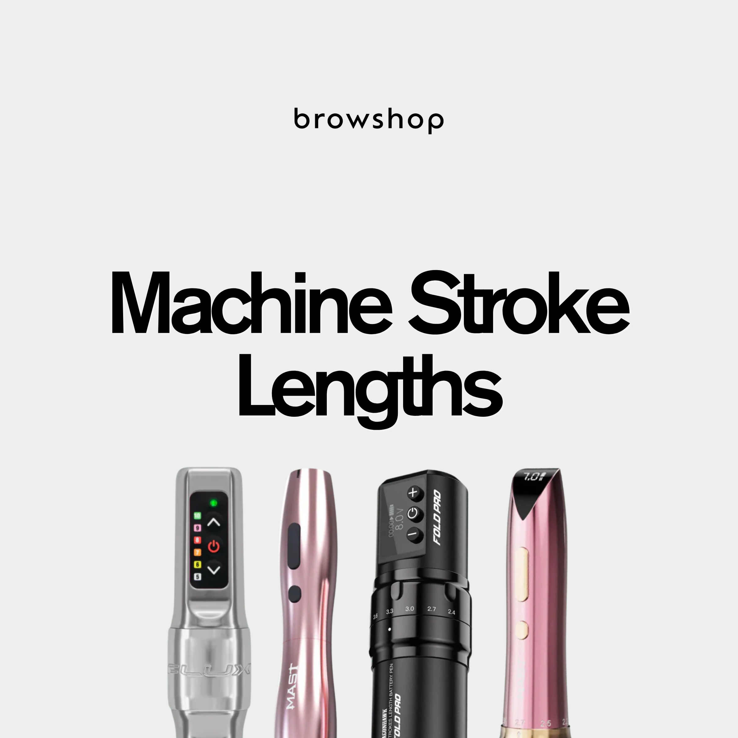 The Long and Short of It: Understanding PMU Machine Stroke Lengths