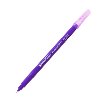Sterile Surgical Marker with Ruler- PURPLE (0.5mm Tip)
