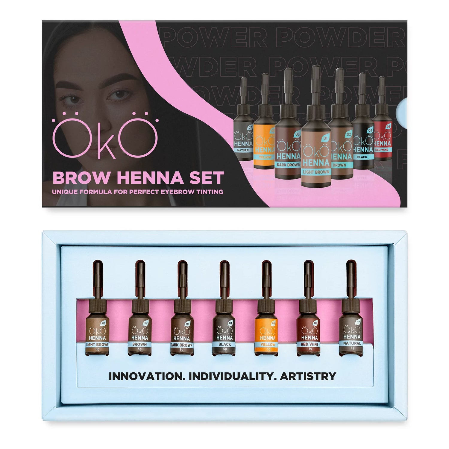 OkO - Power Powder Henna Set 5g