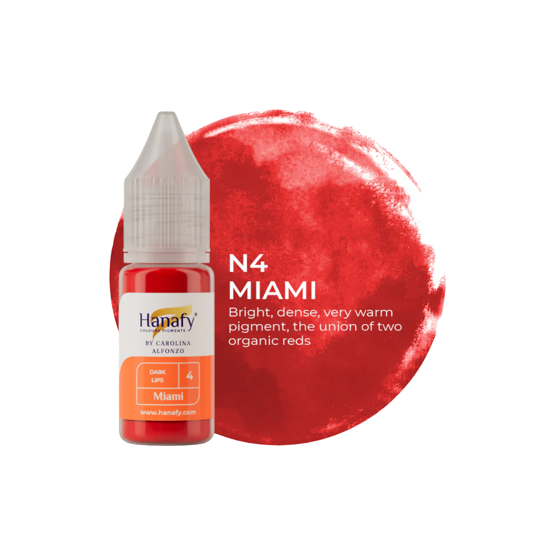 Hanafy - Dark Lips Pigment - N4 Miami, 10ml