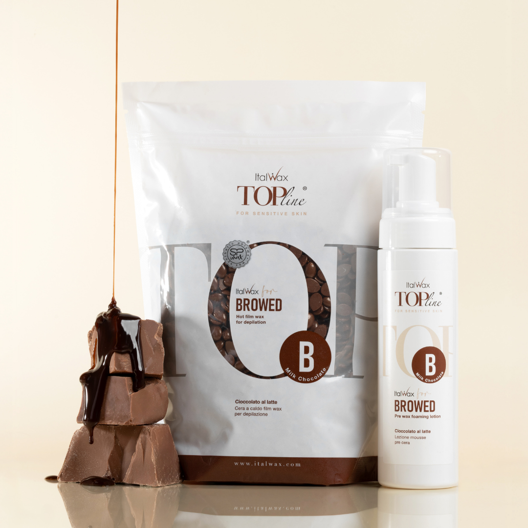 Italwax - Topline Milk Chocolate Wax, 750g