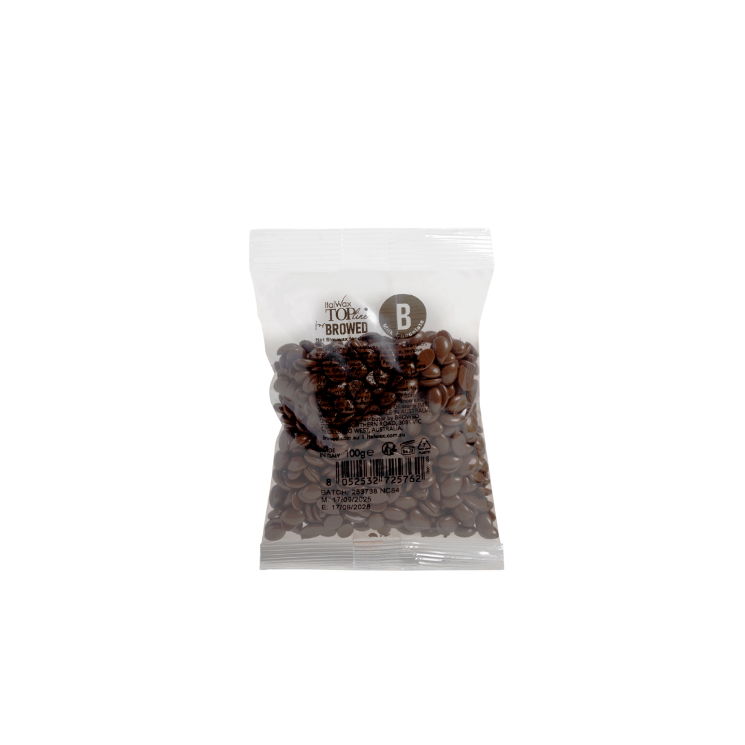 Italwax - Topline Milk Chocolate Wax, 100g