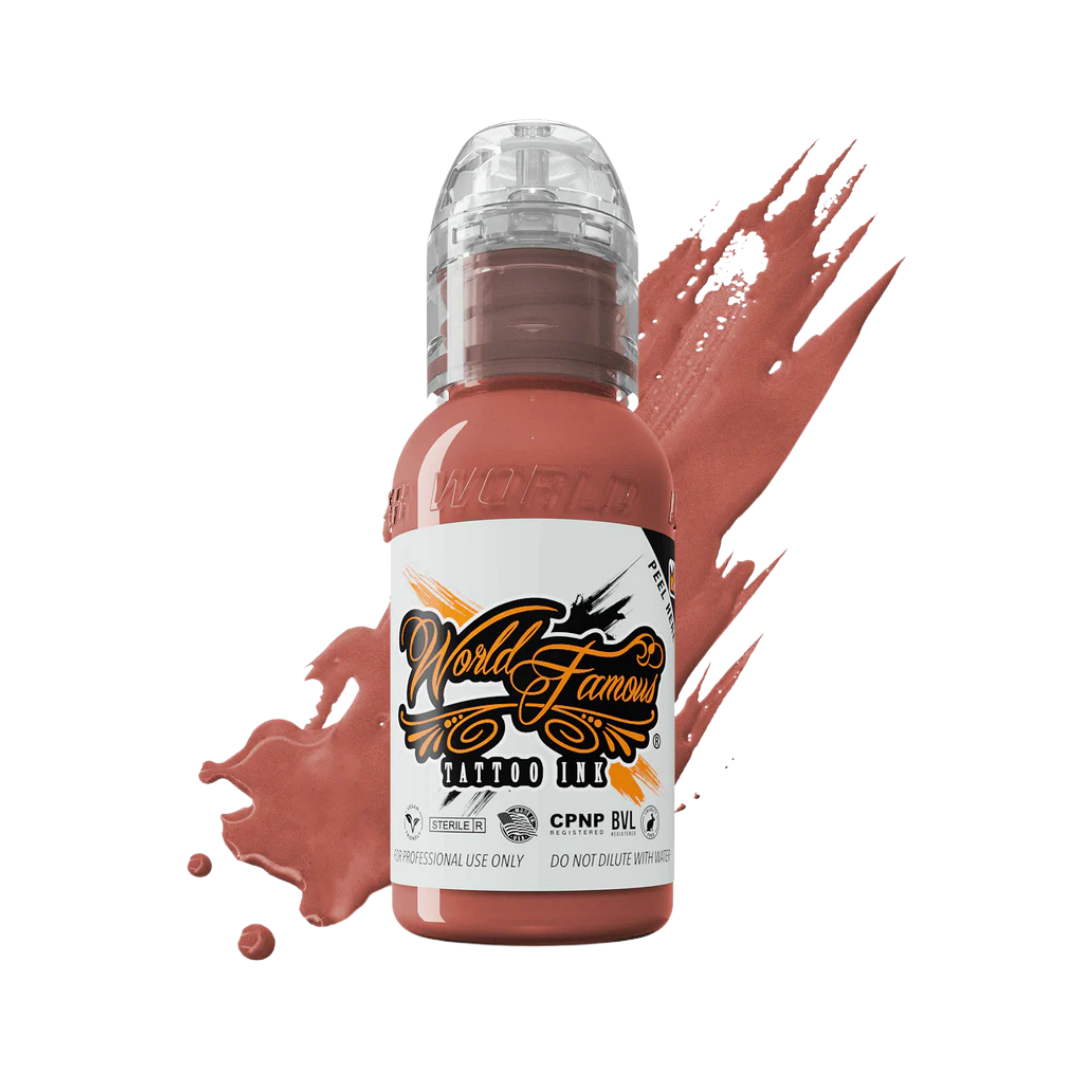 World Famous Tattoo Ink - Pink Ribbon Warm Peach