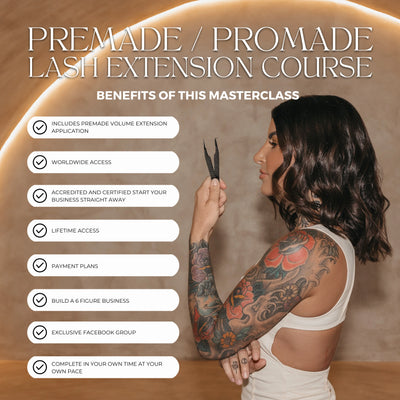 Lash Prodigy ONLINE Course - Premade & Promade Volume Lash Extensions