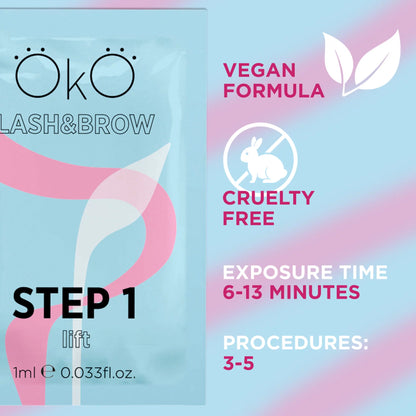 OkO - Lash&amp;Brow Lamination Step 1 Lift Sachets