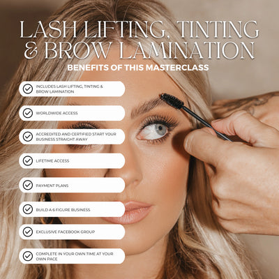Lash Prodigy ONLINE Course - Lash Lifting, Tinting & Brow Lamination Course