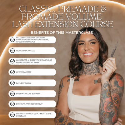 Lash Prodigy ONLINE Course - Classic, Premade & Promade Volume Lash Extensions
