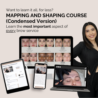 The Browfectionists ONLINE Mapping &amp; Shaping Course