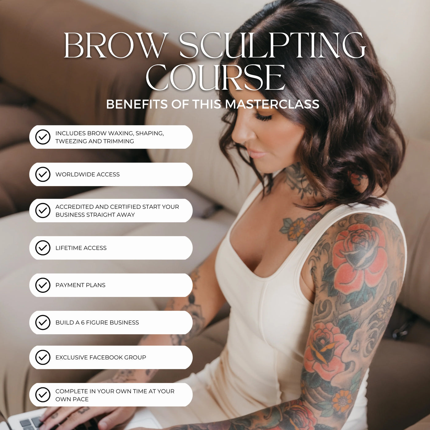 Lash Prodigy ONLINE Course - Brow Sculpting/Waxing Course