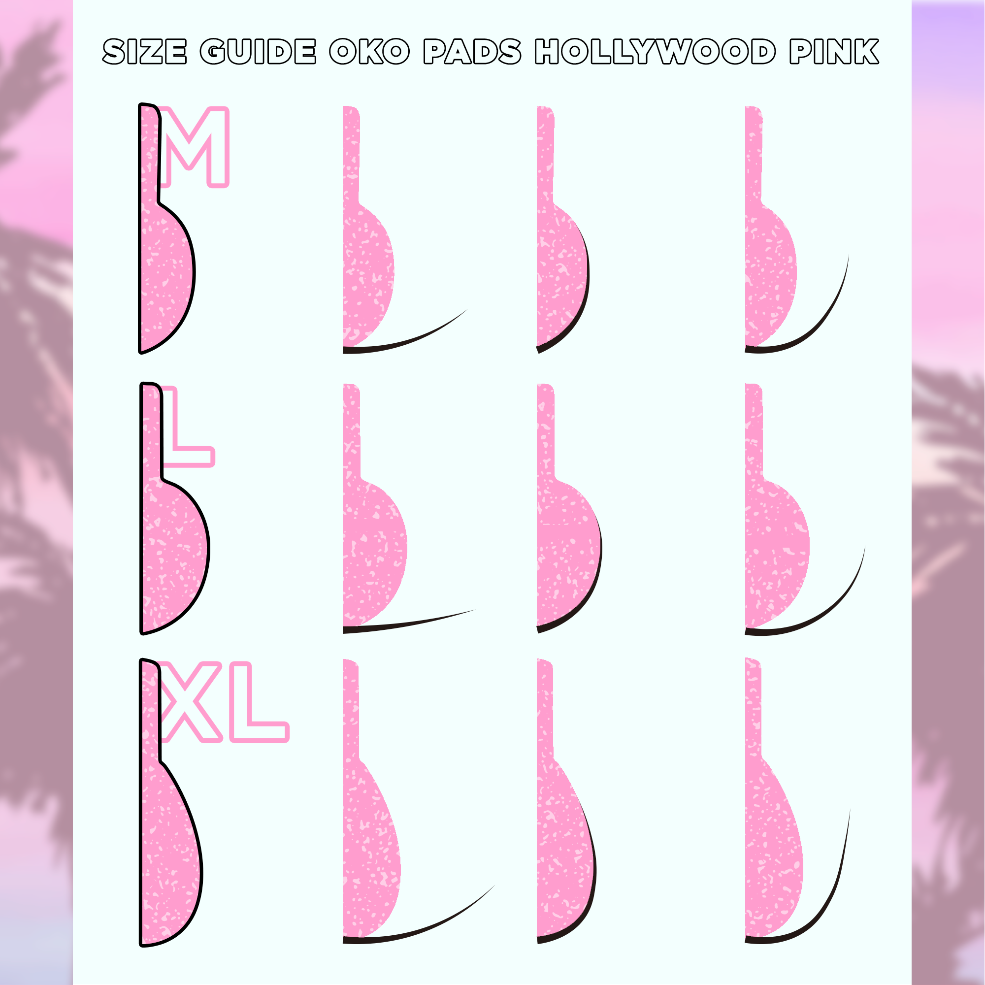 OkO - Lash Lift Shields - Hollywood Pink (3 pairs)