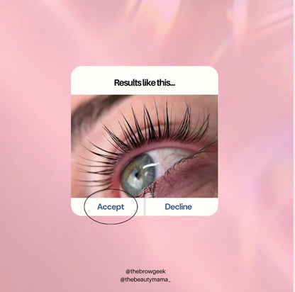 PRE-SALE - The Brow Geek - ONLINE MASTERCLASS - Korean Lash Lift (12th October 2025)