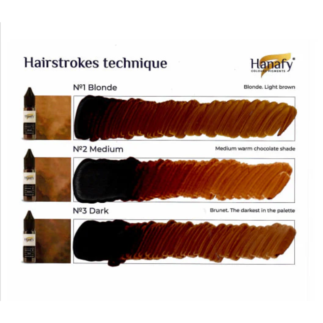 Hanafy - HAIRSTROKES Brow Pigment - No.1 Blonde, 15ml