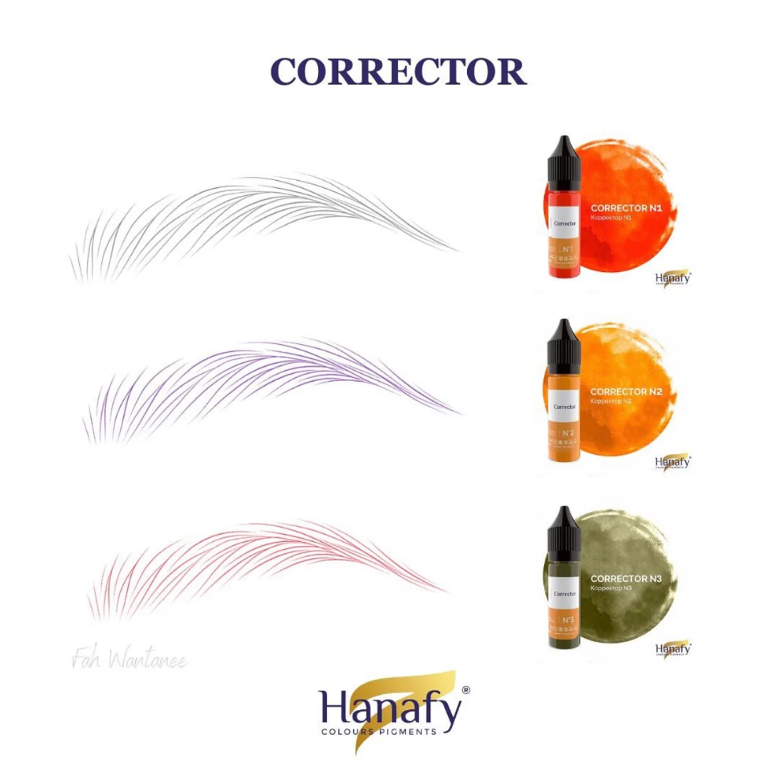 Hanafy - CORRECTOR N1 - Bright Orange, 15ml