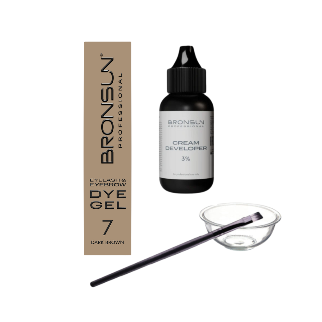 Bronsun Lash &amp; Brow Gel Dye Kit - 