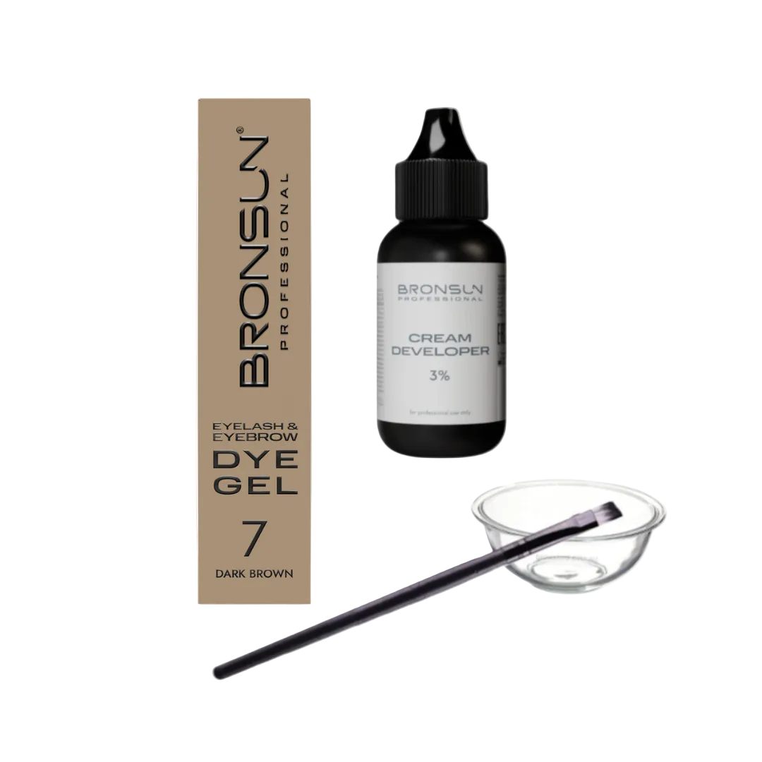 Bronsun Lash &amp; Brow Gel Dye Kit - 