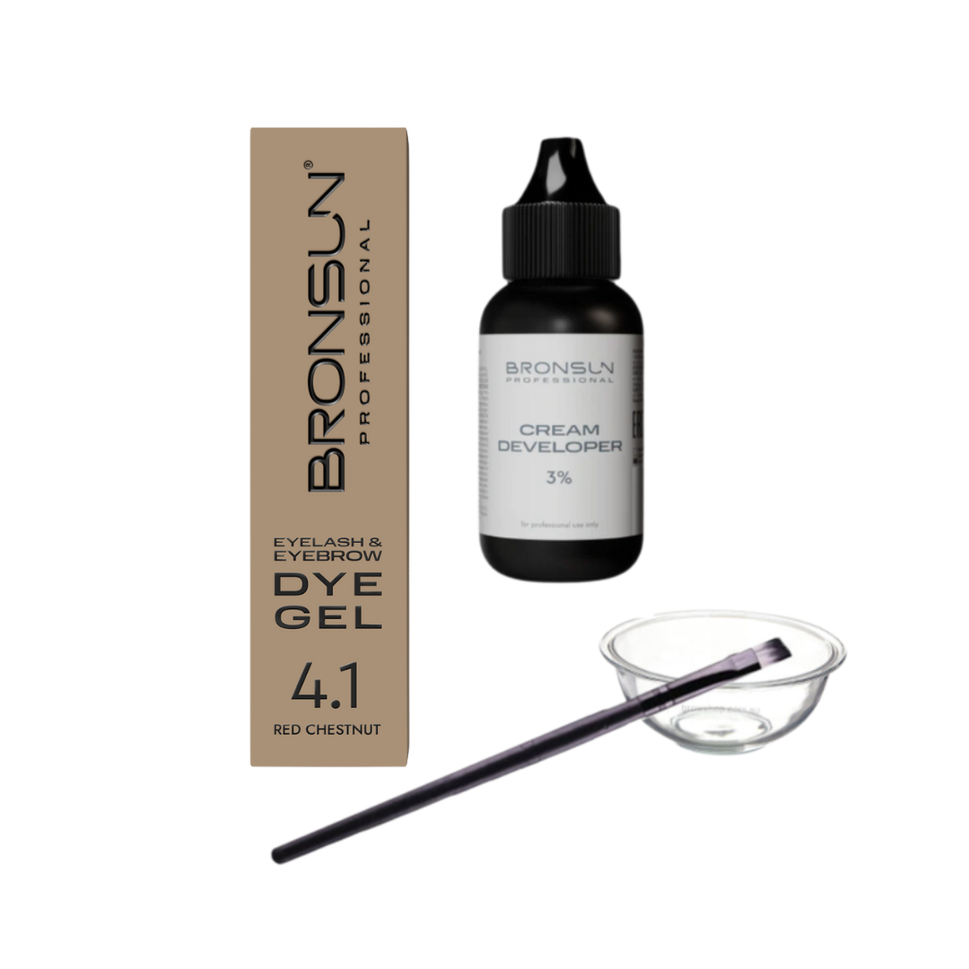 Bronsun Lash &amp; Brow Gel Dye Kit - 